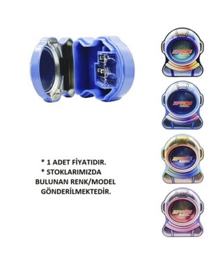 Mikro MK-8399 Kapaklı Space Travel Metal Çift Delikli Hazneli