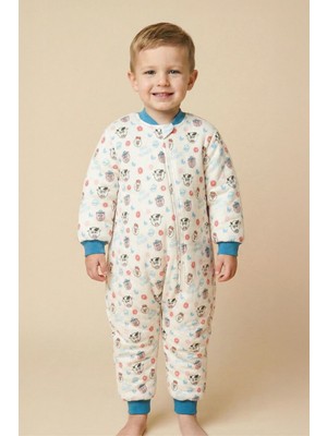 Zeyland Unisex Çocuk Elyaf Dolgulu Uyku Tulumu  - Ecru