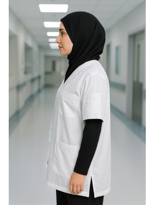 Mirach Tesettür Scrubs Geniş Kalıp 4 Cep Uzun Oversize Model Kaliteli Kumaş Rahat Çalışma Forması Bu Ürüne Açıklama Yaz