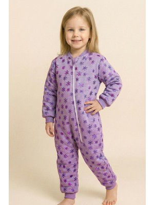Zeyland Unisex Çocuk Elyaf Dolgulu Uyku Tulumu  - Mor
