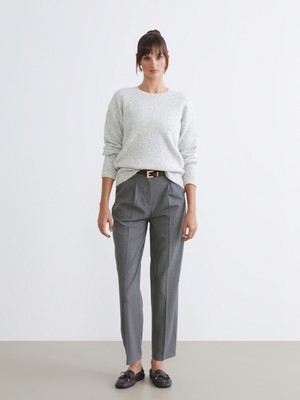 Soulife Carrot Fit Kadın Pileli Pantolon