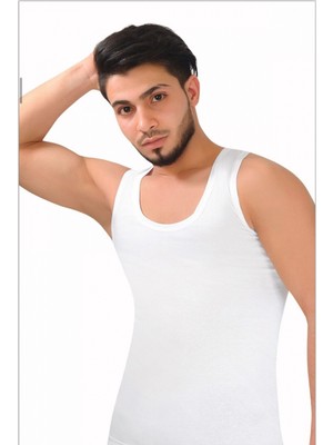 Marsilyan Beyaz Penye 6'lı Erkek ATLET-SISMEN02