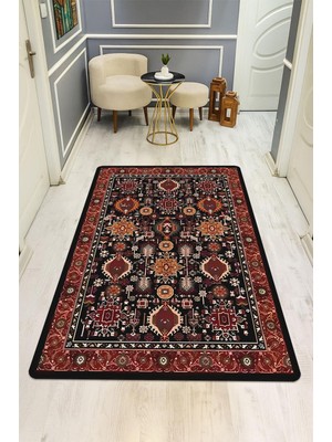 Dolce Mariee Vintage Desen Dijital Baskı Kaymaz Taban Halı H1049