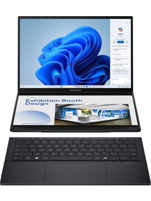 Asus Yenilenmiş Zenbook Duo UX8406CA-PZ062W Intel Core Ultra 7 255H 32GB 1tb SSD Windows 11 Home 14" OLED Taşınabilir Bilgisayar