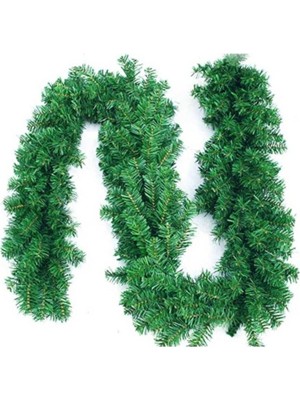 Empressco Yeşil 270 cm Çam Garland, 200 Dal, Yılbaşı Dekorasyonu