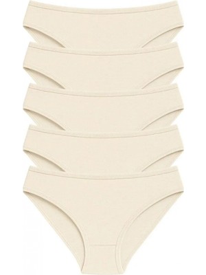 Marsilyan Pamuklu Basic Kadın Bikini Külot 5'li Paket