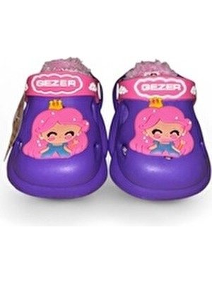 Gezer Prenses Günlük Içi Kürklü Eva Kışlık Ev,kreş,anaokulu Terliği