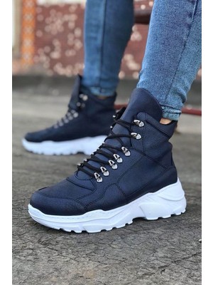 Virtustore Lacivert Uzun Bağcıklı Postal Bot