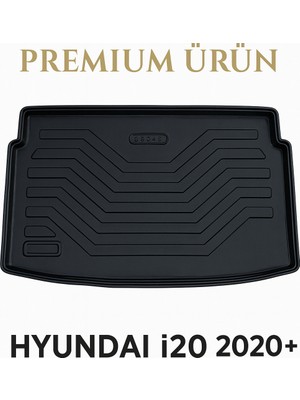 Black Gold Hyundai I20 2020+ Uyumlu 3D Bagaj Havuzu Premium