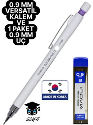 0.9 mm Versatil Kalem ve 1 Paket 0.9 mm Uç