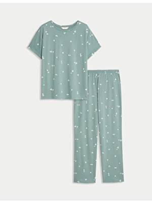 Marks & Spencer Pamuk Karışımlı Pijama Takımı