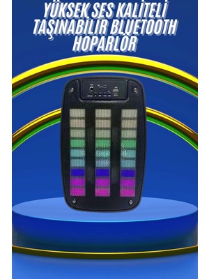 Tgzm Kablosuz Hoparlör Ios ve Android Uyumlu Şarjlı Sd Kart Girişli Bluetooth Hoparl - TG0012-2RF2A