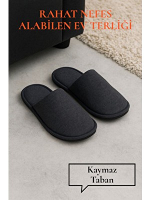 Febros Yumuşak Nefes Alabilen Ev Misafir Günlük Kaymaz Terlik Günlük Ev Terliği Çeyiz Bohça Gelin Terlik