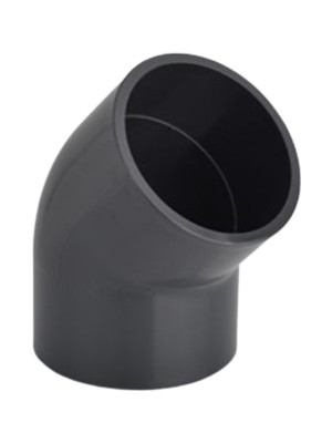 Pimtaş Uh-Pvc 45ºyapıştırma Muflu Dirsek Ø32-PN16-(5 Adet)