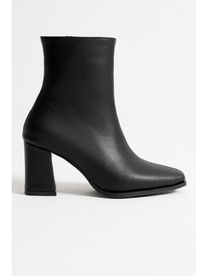 Trendella Muso Kadın Siyah Topuklu Bot