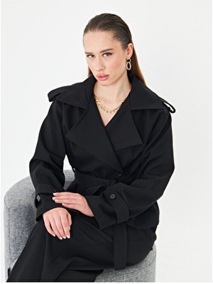 La Pante Kısa Önden Bağlamalı Trenckot