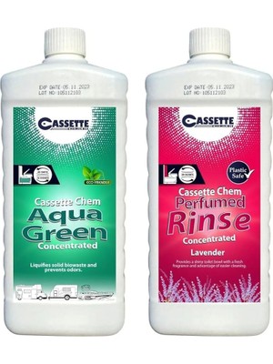 CetKing Karavan-Tekne Tuvalet Kimyasalı-Atık Parçalayıcı ve Koku Giderici 2'li Set