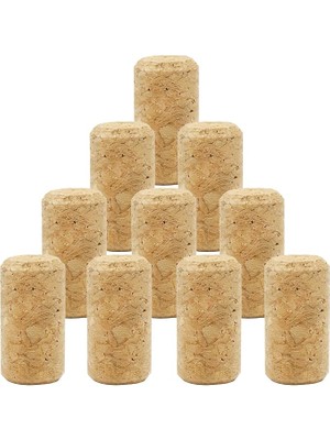 CetKing Adet Mantar, Şarap Mantarı, Mantar, El Işi Için Mantar, Şişe Mantarı, El Işi Için Şarap Mantarı, Çeşitli Şarap Şişeleri ve Kendin Yap Dekorasyonları Için, Uzunluk 38 Mm, Çap 21 mm