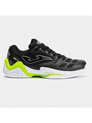 Joma Set Men 2501 Black Erkek Tenis Ayakkabısı 44 Numaralı Nefes Alabilir Yapı ile Konforlu Tasarım