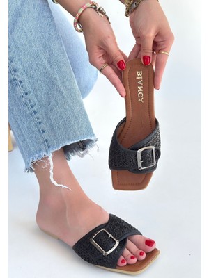 Shoegar Revin Siyah Cilt Terlik