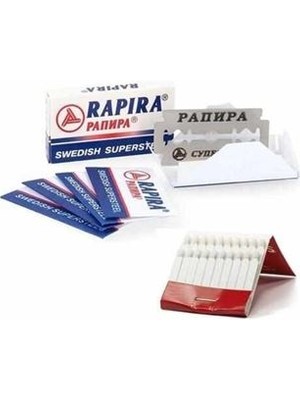 Tgzm Hsnet Rapira Platinum 10 Adet Tıraş Jileti Kantaşı Seti - TG0012-2RZKH9