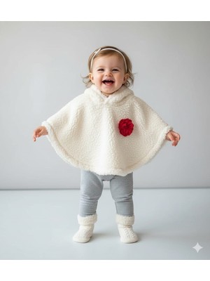 Kidsman Online Kapüşonlu Bebek Panço Takım