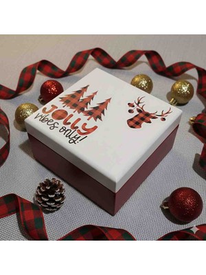 Queens Atölye Yılbaşı Temalı, Çok Amaçlı, El Boyaması, Mdf Dekoratif Kutu