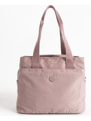 Sanmorris Kadın Büyük Boy 4 Bölmeli Suya Dayanıklı Paraşüt Kumaş Çapraz ve Omuz Askılı Çanta 7004