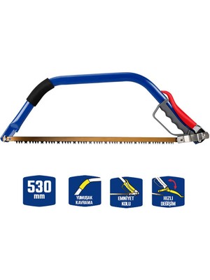 Workpro WP215019 530MM 4 Tpı Profesyonel Kolastar Testere