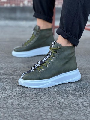 Virtustore Haki Erkek Yarım Bilek Bot