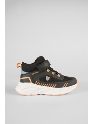 Vicco Tx-High Basic Erkek Çocuk Siyah Bot