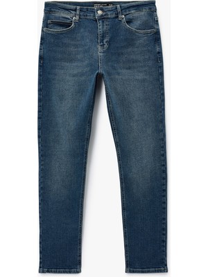 Koton Pamuklu Normal Bel Slim Fit Jean Pantolon - Brad Jean
