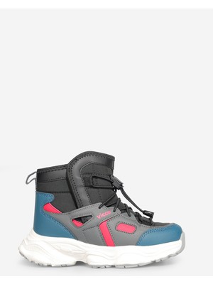 Vicco Tog Kürklü Erkek Çocuk Siyah Kar Botu