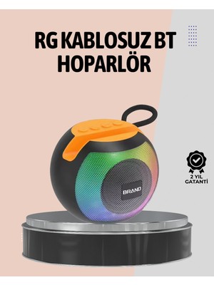 Tgzm 1200MAH Uzun Pil Ömürlü Bluetooth Hoparlör - TG0012-2RGR44