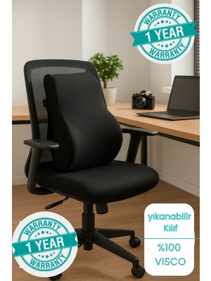 Ortopedik Visco Bel ve Sırt Minderi, %100 Konfor ve Destek