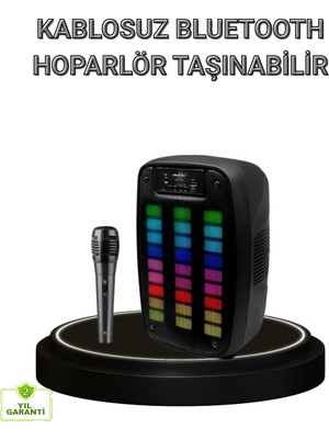 Tgzm Bluetooth Hoparlör – Kablosuz Bağlantı 2 Saat Müzik Süresi - TG0012-2RN8Y2