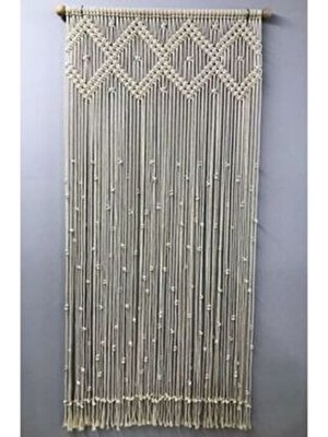 Makrome Perde Kapı Duvar Susu