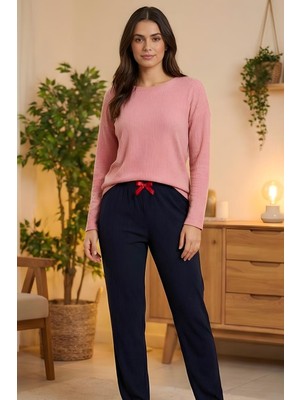 Morro Kadın Rahat Kesim Alt Pijama / Yumuşak Kumaş Eşofman Altı / Günlük Ev Giyimi Pijama Altı