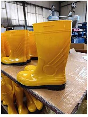 Ulaş Çizme Ulaş Unisex Sarı Renk Lastik Çizme - Inşaat, Tarım, Sanayi ve Balıkçı Çizmesi Sarı 33CM