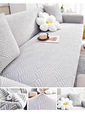 Ejmel Jakar Koltuk Örtüsü Çekyat Kılıfı Kanepe Örtüsü 3lü Esnek Lastikli Kaliteli Leke Tutmaz