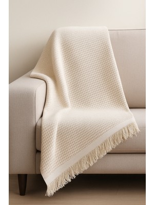 Hig Store Defne Pamuklu Desenli Yıkanabilir Koltuk Örtüsü / Çekyat Örtüsü / Pike Örtüsü 180X220 Ebat