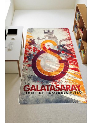 Dolce Mariee Parlak Kadife Kumaş Dijital Baskı Dot Kaymaz Tabanlı Çocuk ve Genç Odası Halısı H0842