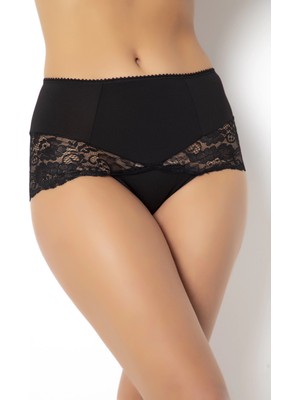 G-Box 908 Siyah Dantel Detaylı Kadın Short Külot
