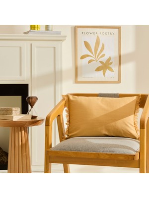 Karaca Home Dipsy Dolgulu Kırlent 35X50 cm Hardal