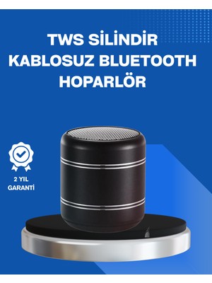 Tgzm Taşınabilir Silindir Tasarım Bluetooth 5.0 Hoparlör Yüksek Bas Performanslı - TG0012-2RKZP7