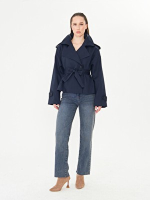 La Pante Kısa Önden Bağlamalı Trenckot