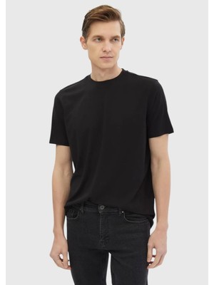 Ramsey Siyah Düz T-Shirt