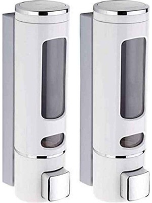 Vadi Duvara Monte Manuel Sabunluk Sıvı Lavabo Sabunluk El Sabunu Beyaz Renk 2 Adet Beyaz Renk