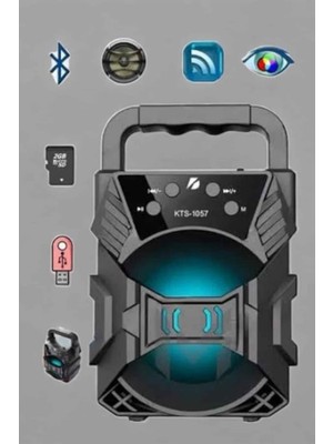 Tgzm Yüksek Performanslı Bluetooth Hoparlör Kablosuz Taşınabilir - TG0012-2RIYH6