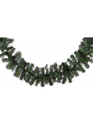 Empressco Yapay Çam Dalı Garland, Yılbaşı Dekor, 160 Cm, Sade Dallı, Yeşil, 11 Adet